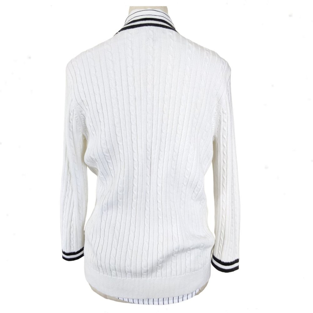 RALPH LAUREN CHAPS Cable Cardigan Set L/6 - Picture 3 of 11